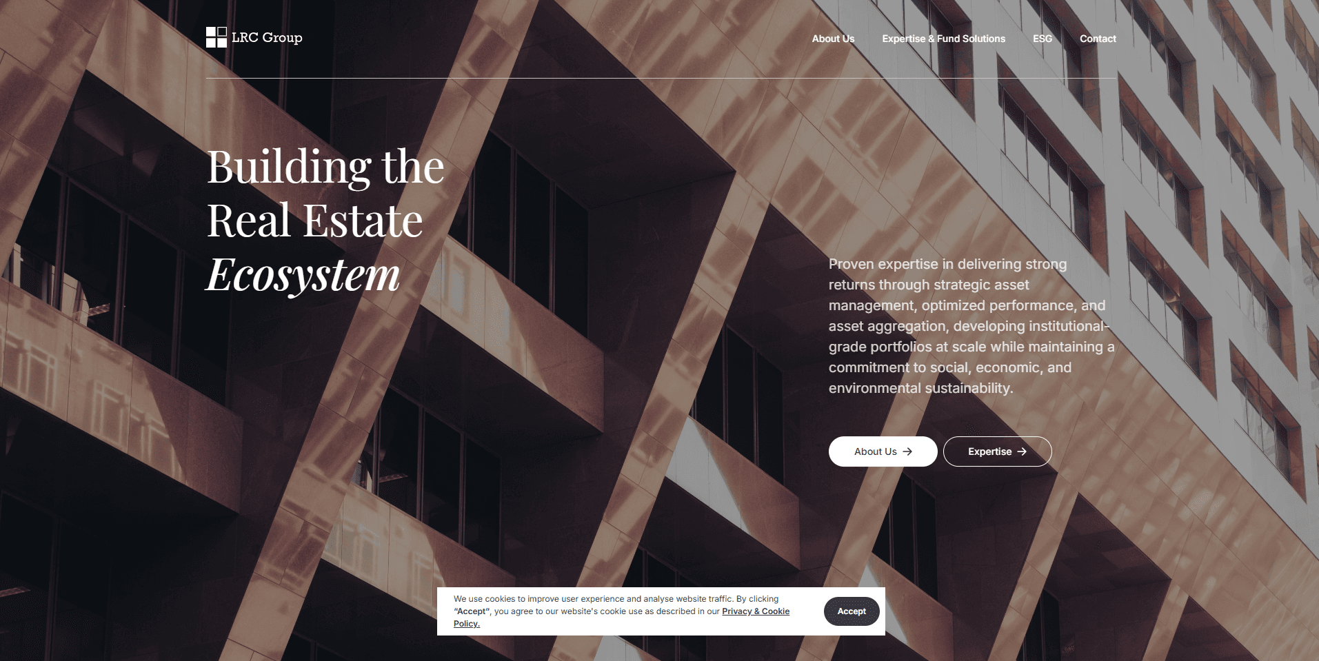 LRC Europe website screenshot